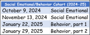 SoEmo schedule image